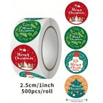 2024 Christmas stamps sticker roll